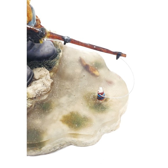 Vintage Barkley Crossing #BC78608 "Some Days Are Just Great" 1996 Bear Fishing - Picture 4 of 6